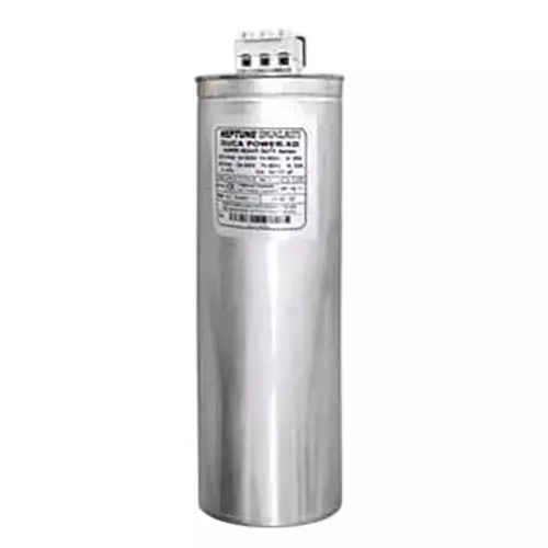 Neptune Super Heavy Duty Duca Power Capacitor Cylindrical 25 kVAR 480 V