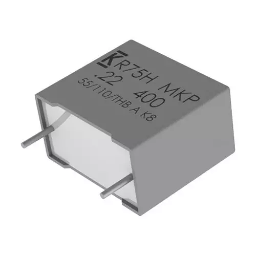 KEMET Power Film Capacitor Through Hole Mount 3900 pF Capacitance, R75UI139050H3J (Pack of 10)