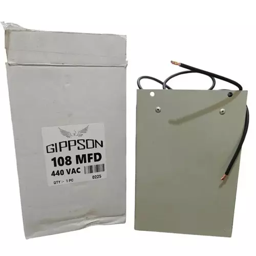 Gippson DP Capacitor Silver 108 MFD