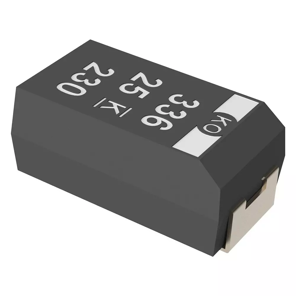 Kemet Tantalum Polymer Capacitors 33µF, 35V, 20%, T521D336M035ATE065 (Pack of 500)