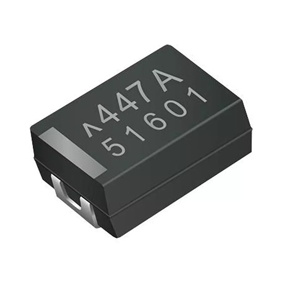 KYOCERA AVX CAP, 100UF, 4V, TANT, POLYMER, CASE B, TCQB107M004R0070E (Pack of 5)