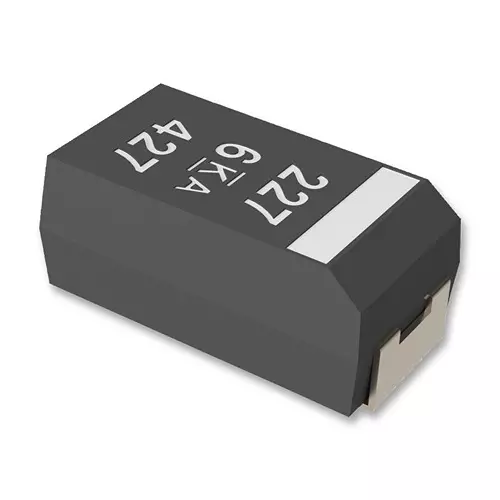 Kemet Tantalum Polymer Capacitors 330µF, 6.3V, 20%, T591D337M006ATE040 (Pack of 10)