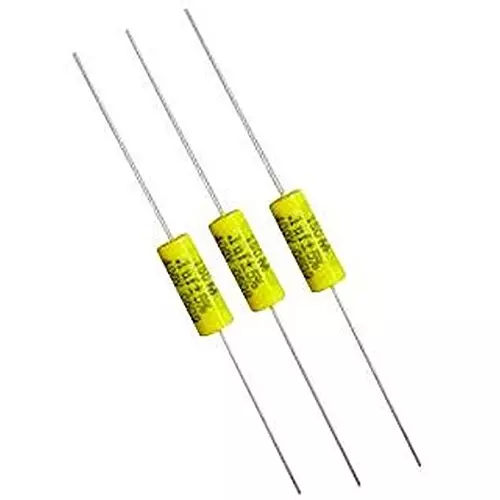 CORNELL DUBILIER Capacitor Polyester Film 0.47Uf, 630V, 10%, Axial, 150474K630RF