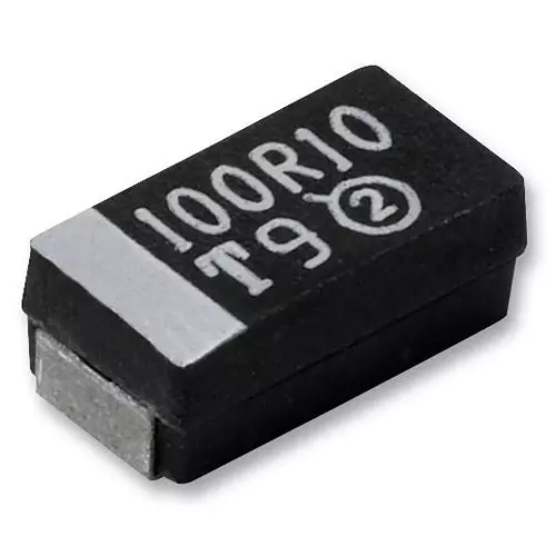 Vishay CAP, 100µF, 6.3V, 20%, SMD, TR3B107M6R3C1500 (Pack of 5)