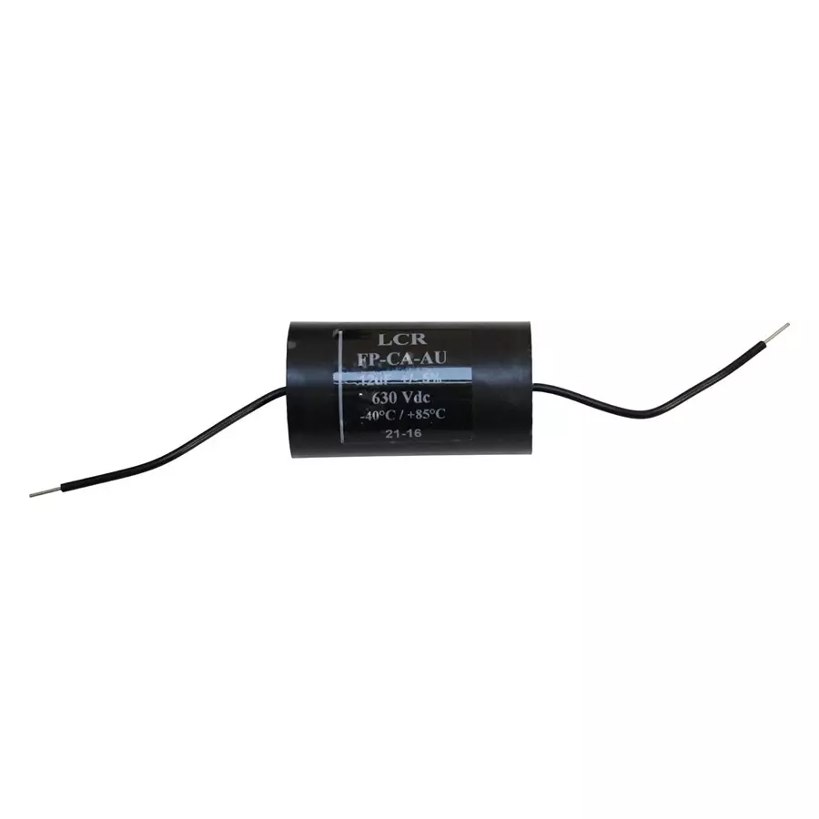LCR COMPONENTS Cap, 12µf, 630V, 5%, Pp, Panel, FP-CA-12-AU