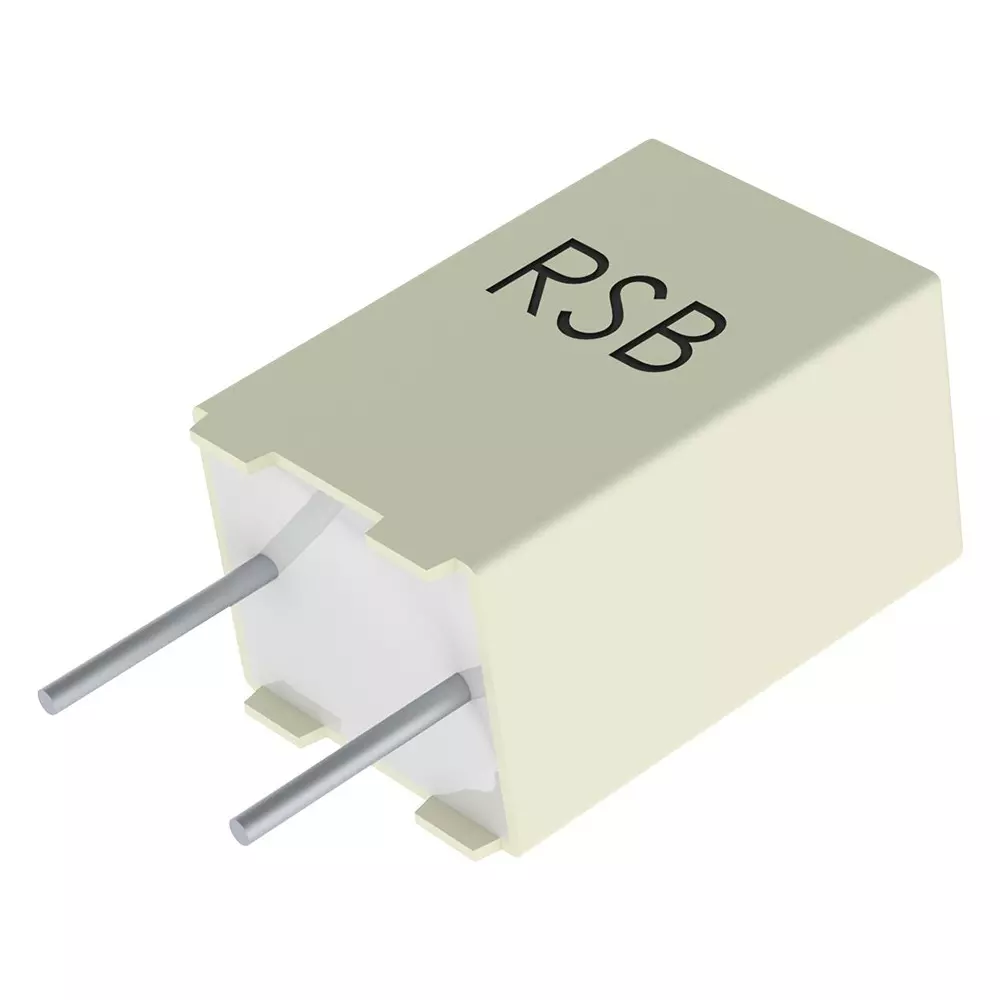 Kemet General Purpose Film Capacitors 0.1µF, 63V, 10%, PET, RADIAL, RSBDC3100Z300K (Pack of 10)