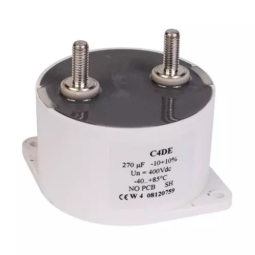 Kemet Power Film Capacitors 100µF, 1 KV, PP, CAN - PLASTIC, C4DENPQ6100A8TK