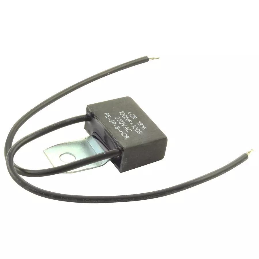 LCR COMPONENTS Cap, Sup, X2, 0.1Uf, 250Vac, Radial Box, FE-SP-B-HDR23-100/100