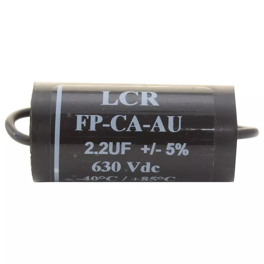 LCR COMPONENTS Cap, 2.2µf, 630V, 5%, Pp, Panel, FP-CA-2.2-AU
