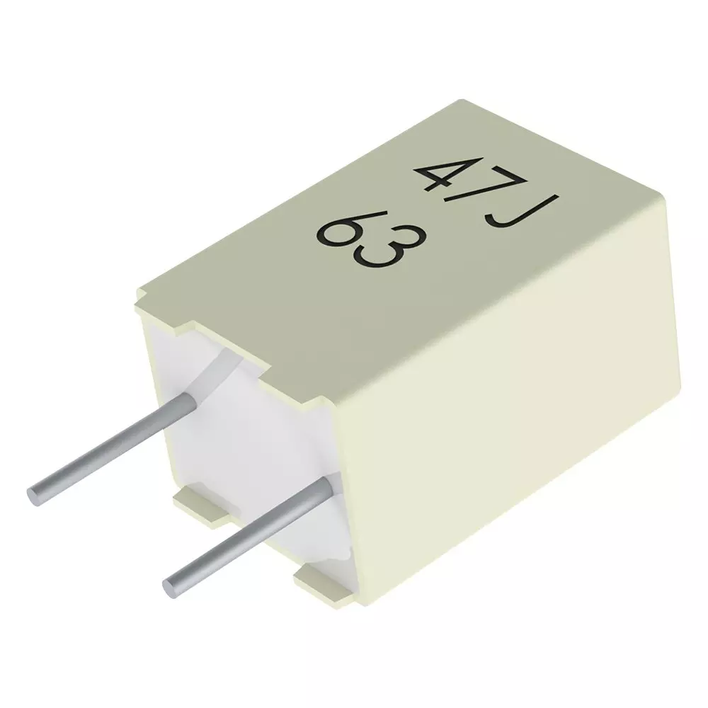 Kemet General Purpose Film Capacitors 2.2µF, 50V, 5%, PET, RADIAL, R82CC4220Z370J (Pack of 10)