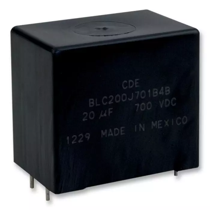 CORNELL DUBILIER Cap, 20µf, 700V, 5%, Pp, BLC200J701B4B