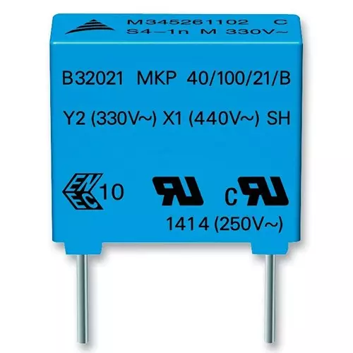EPCOS CAP, 0.033µF, 20%, PP, B32022A3333M000