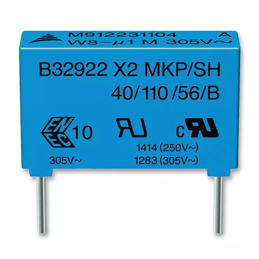 EPCOS CAP, 1µF, 10%, PP, B32924C3105K189