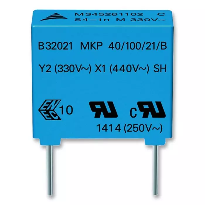 EPCOS CAP, 0.01µF, 20%, PP, B32021A3103M000