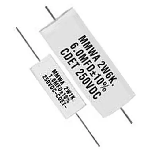 CORNELL DUBILIER Capacitor Polyester Film Film 0.1Uf 10%, 630V, MMWA6P1K-F