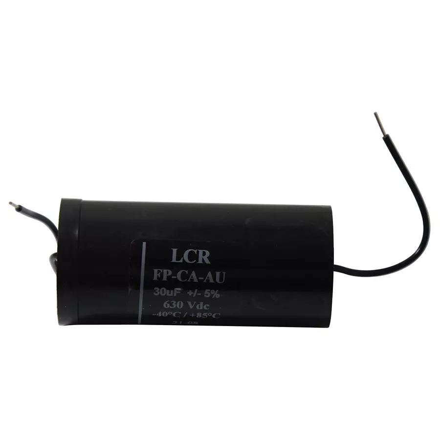 LCR COMPONENTS Cap, 30µf, 630V, 5%, Pp, Panel, FP-CA-30-AU