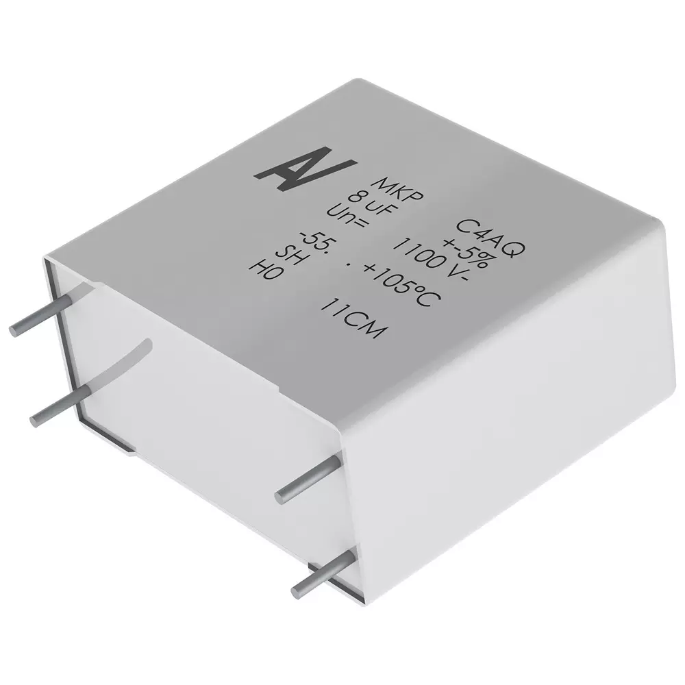 Kemet Power Film Capacitors 1.8µF, 1.3 KV, 5%, PP, RADIAL, C4AQUBU4180A1XJ
