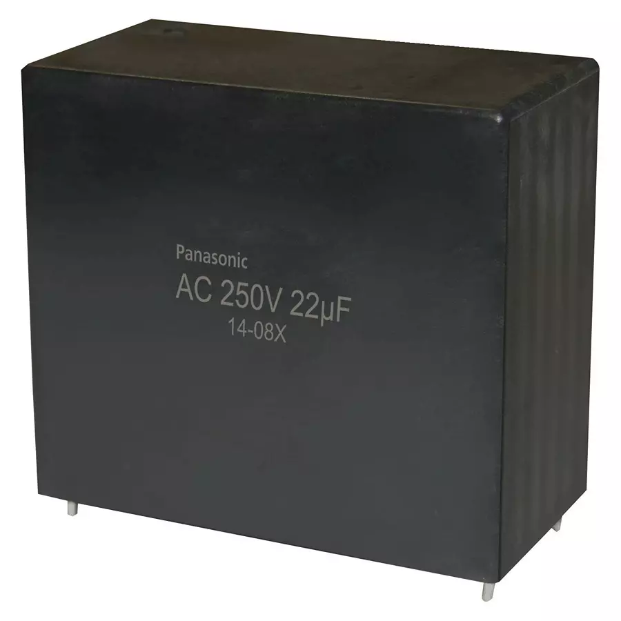 Panasonic CAP, 22µF, 250VAC, 10%, PP, EZPQ25226LTA