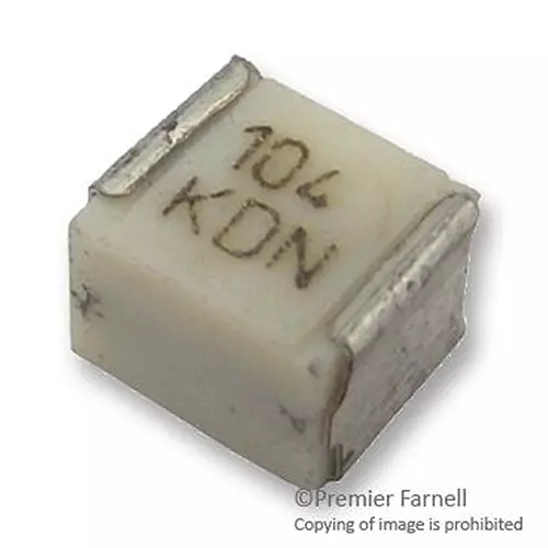 Kemet General Purpose Film Capacitors 0.1µF, 50V, 10%, PET, 4036, F161WP104K050V