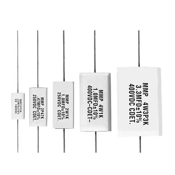 CORNELL DUBILIER Capacitor Polyester Film 0.47Uf, 630V, 10%, Axial, MMP6P47K-F