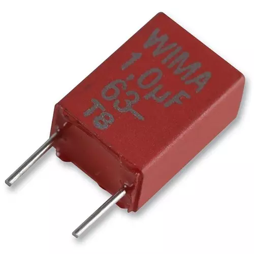 WIMA CAP, 0.01µF, 63V, 5%, PET, MKS2C021001A00JSSD (Pack of 10)