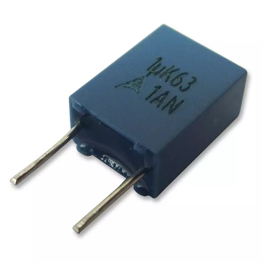 EPCOS CAP, 1µF, 63V, 10%, PET, B32529C0105K000