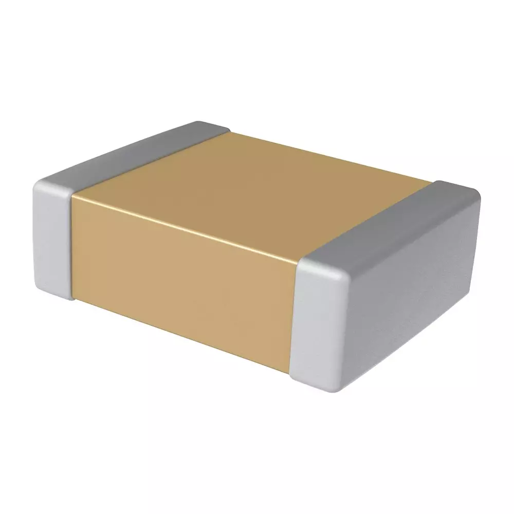 Kemet SMD Multilayer Ceramic Capacitor MLCC, X7R, 0.01UF, 100V, 1206, Model No. C1206N103K1XSL