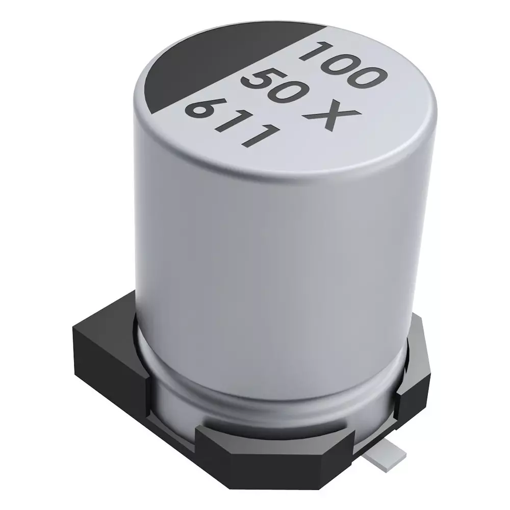 Kemet SMD Aluminium Electrolytic Capacitor 22µf, 50V, EXV226M050A9HAA (Pack of 10)