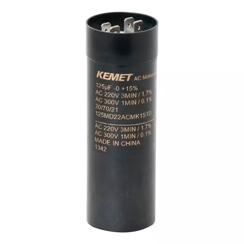 Kemet Snap In / Screw Terminal Aluminium Electrolytic Capacitor 30µf, 220Vac, Alu Elec, Can, 030MS22AAMA1STD