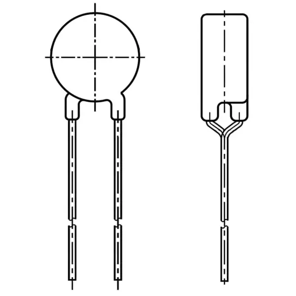 TDK PTC Thermistor PCB Mount 70 Ω Resistance, B59880C0080A070