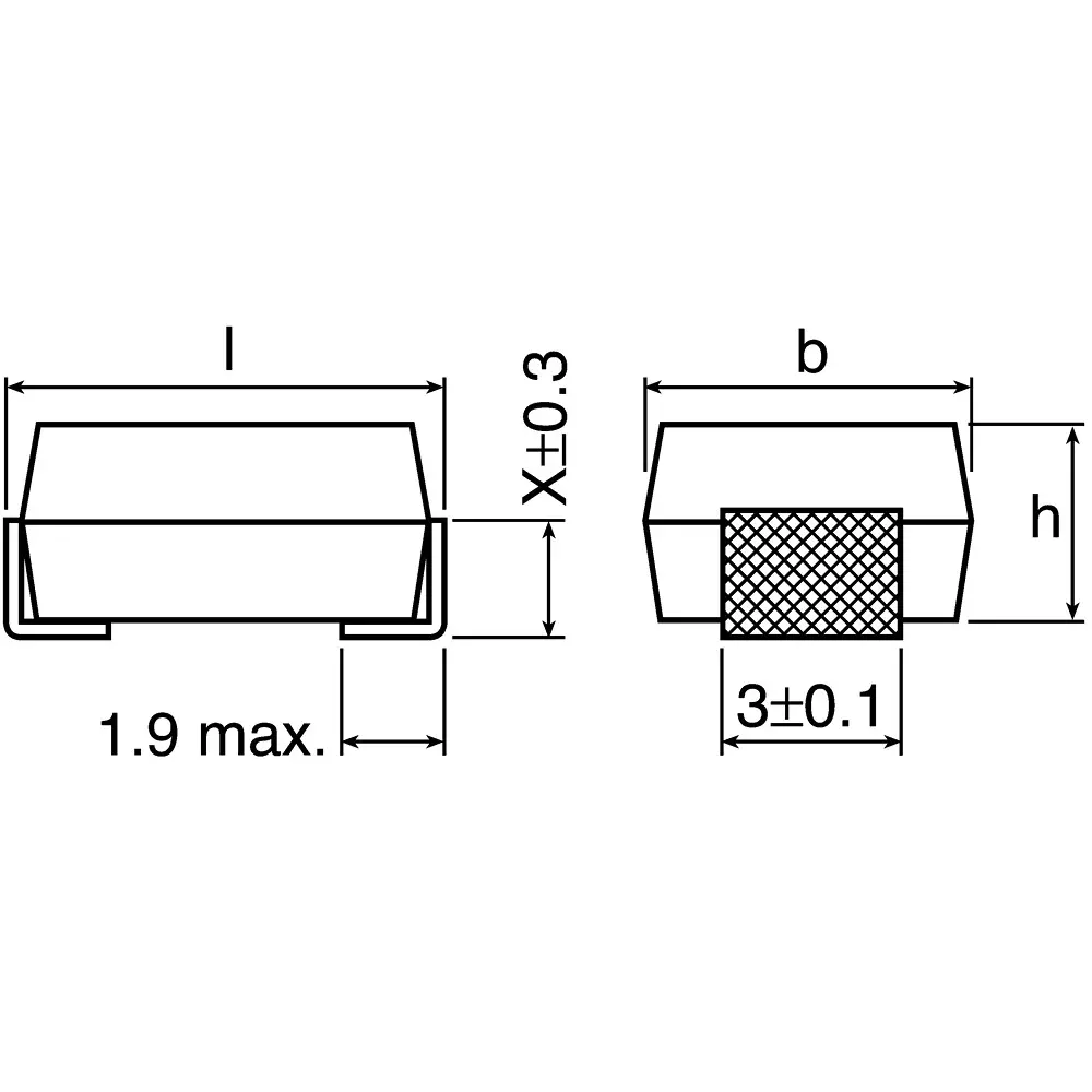 Epcos B59115 Series PTC Type Thermistor 55 Ω Resistance +125°C Operating Temperature, B59115P1080A062 (Pack of 5)