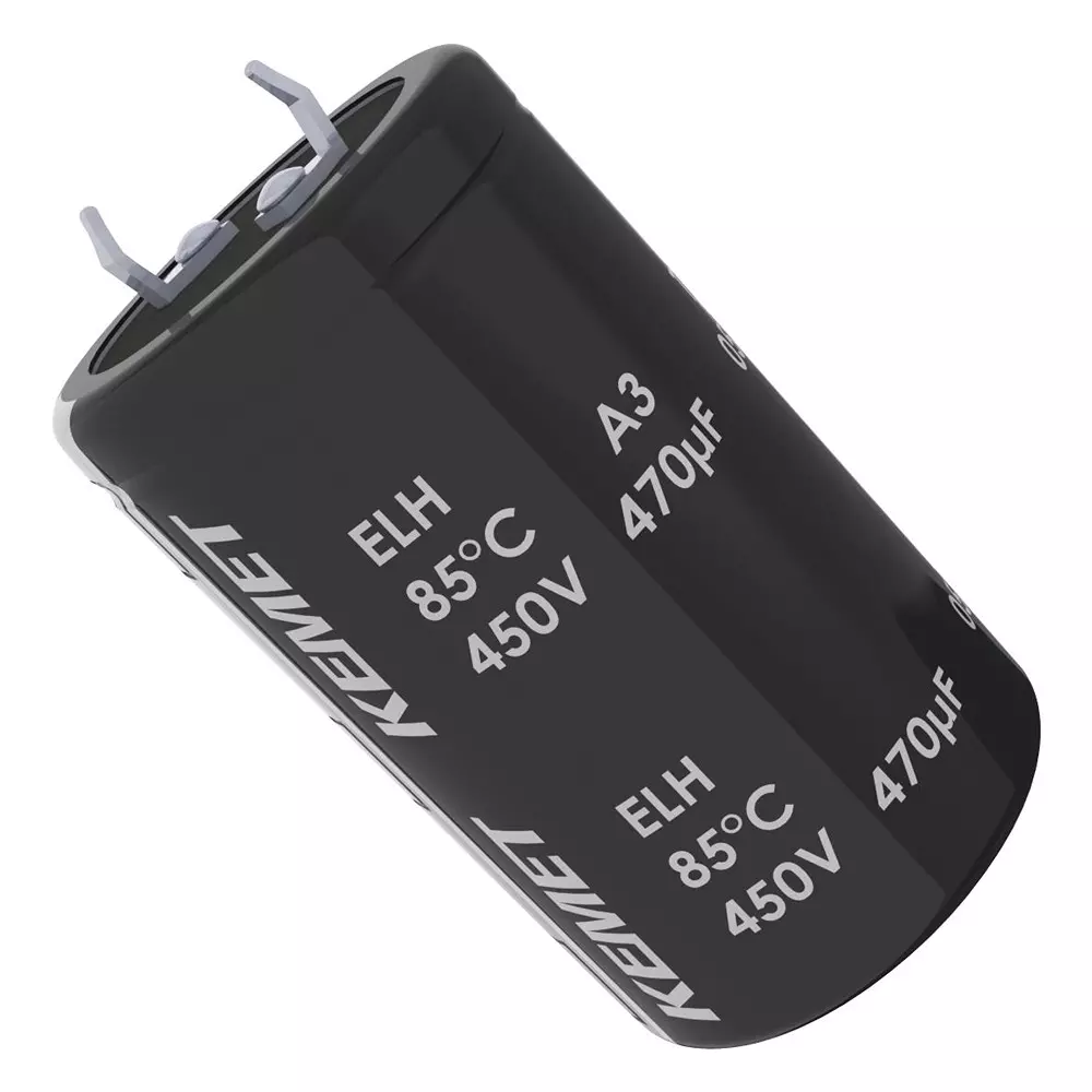 Kemet Snap In / Screw Terminal Aluminium Electrolytic Capacitor 4700µf, 35V, Alu Elec, Snap-In, ELH478M035AQ2AA