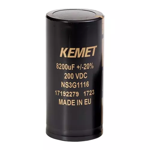 Kemet Snap In / Screw Terminal Aluminium Electrolytic Capacitor 1000Uf, 400V, Alu Elec, Press Fit, ALF20C102EL400