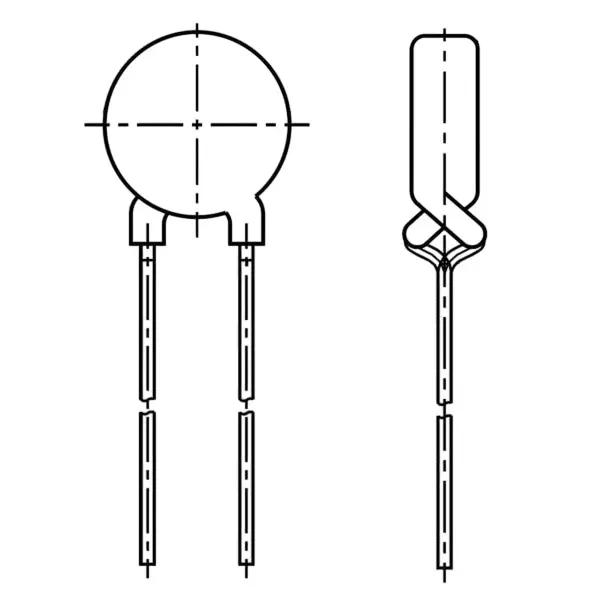 TDK PTC Thermistor PCB Mount 3.7 Ω Resistance, B59950C0080A070