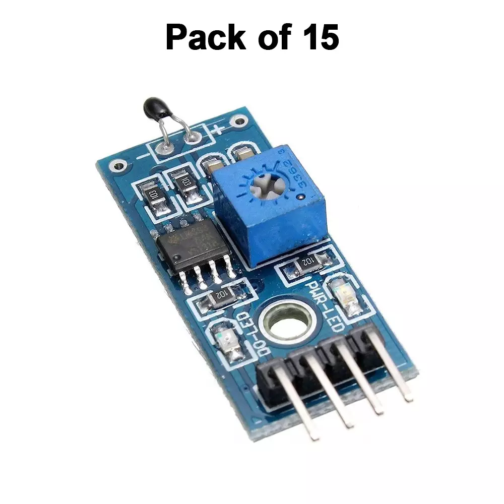 invento-thermistor-temperature-sensor-module-4-pin-33-5-v-voltage-with-bolt-hole-lm393-pack-of-15-pcs