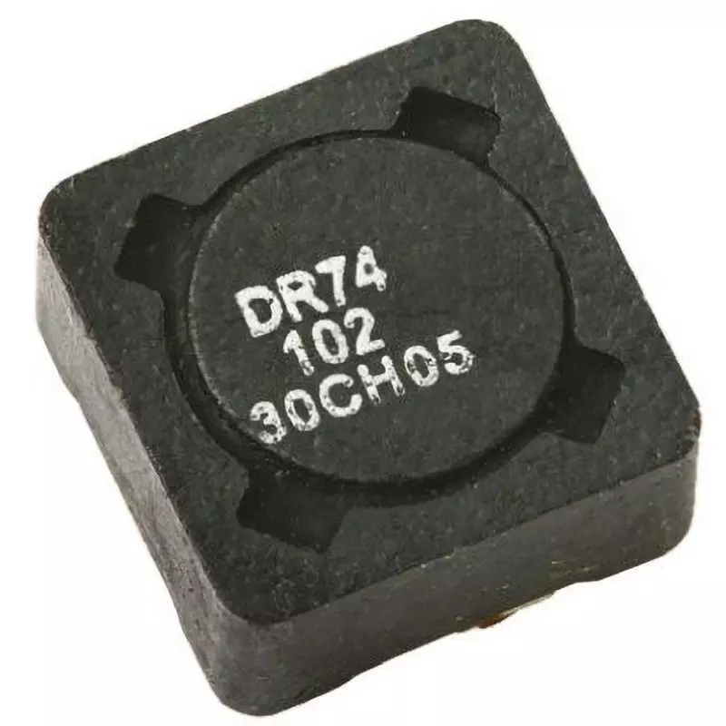 Cooper Bussmann Wirewound Inductor 7.6x4.35 mm LengthxHeight, DR74-101-R (Pack of 5)