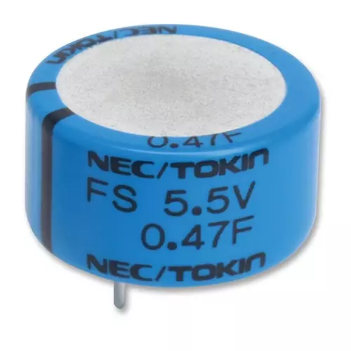 Kemet Electric Double Layer Capacitor 0.47F, 5.5V, Super, FS0H474ZF