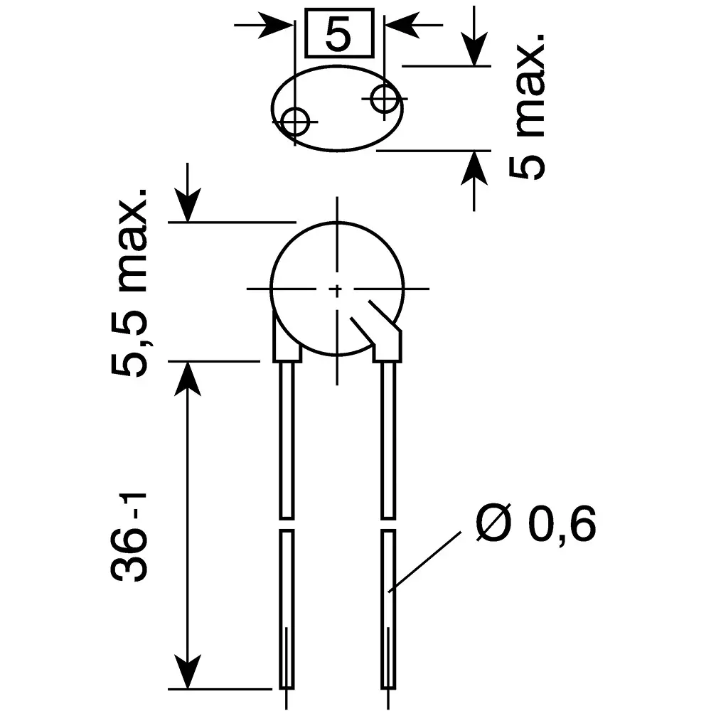 epcos-b57164k-series-ntc-type-thermistor-100-resistance-450-mw-maximum-power-rating-b57164k0101j000-pack-of-5