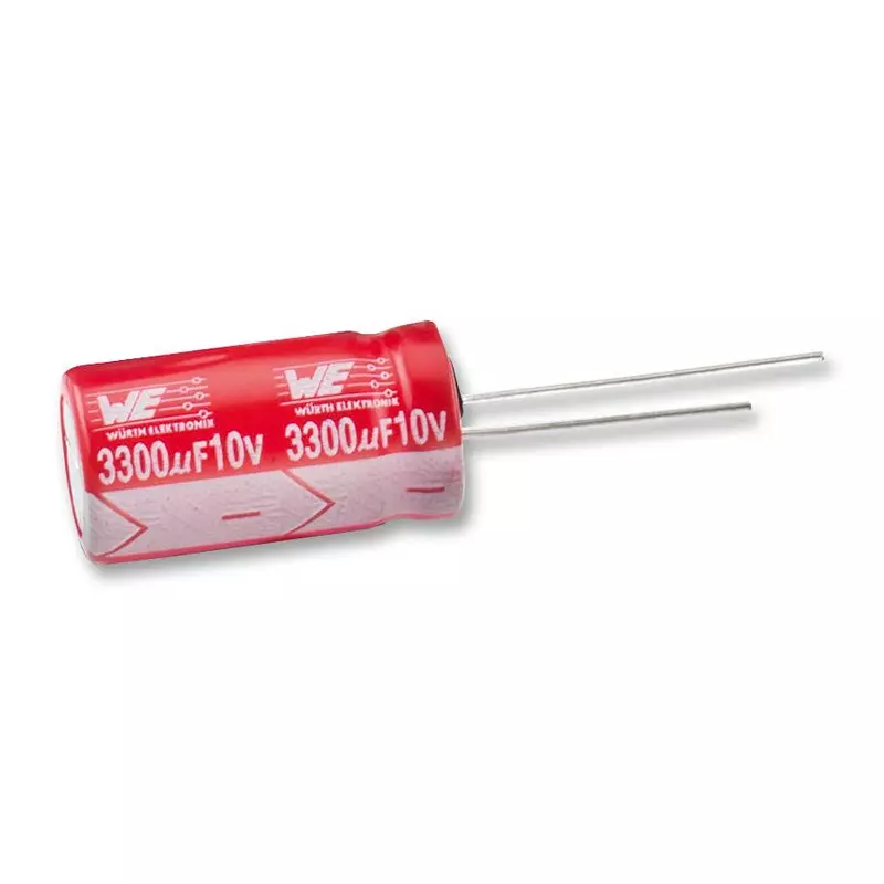 WURTH ELEKTRONIK Leaded Aluminium Electrolytic Capacitor 47µf, 63V, 20%, 860080774008