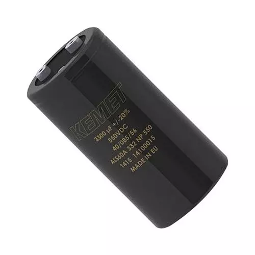 Kemet Snap In / Screw Terminal Aluminium Electrolytic Capacitor 1500µf, 550V, Alu Elec, Screw, ALS60A152MJ550