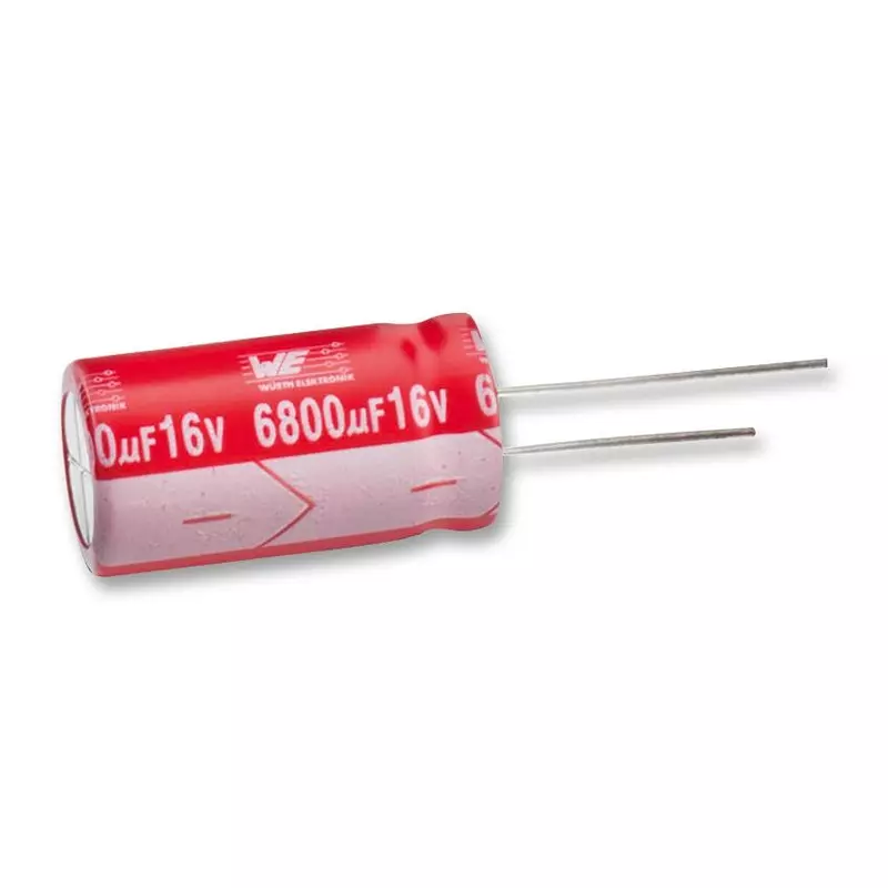 WURTH ELEKTRONIK Leaded Aluminium Electrolytic Capacitor 100µf, 63V, 20%, 860020775015