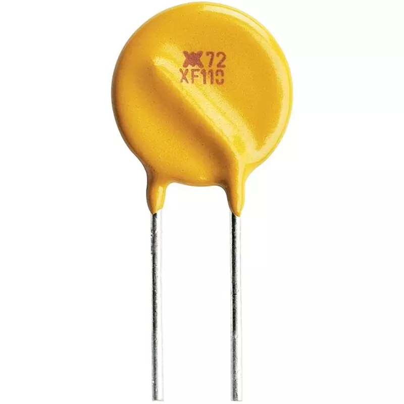 Littelfuse FUSE, PTC RESET, 72V, 400mA, RADIAL Model No - RXEF040.