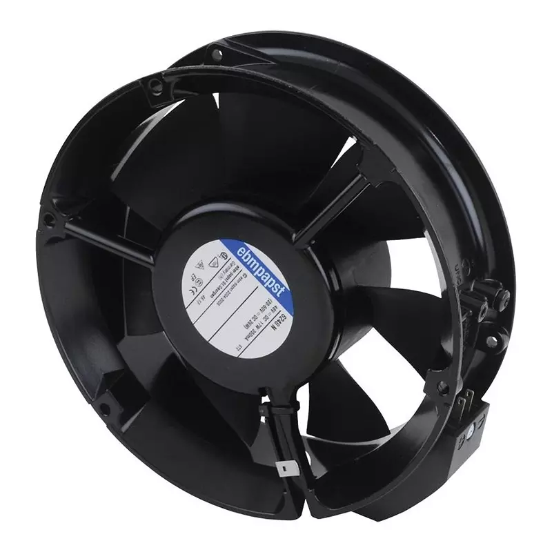 ebmpapst Axial Fan, 172 mm, 230V, 2 Lead Wires, W2S130-Ab03-10