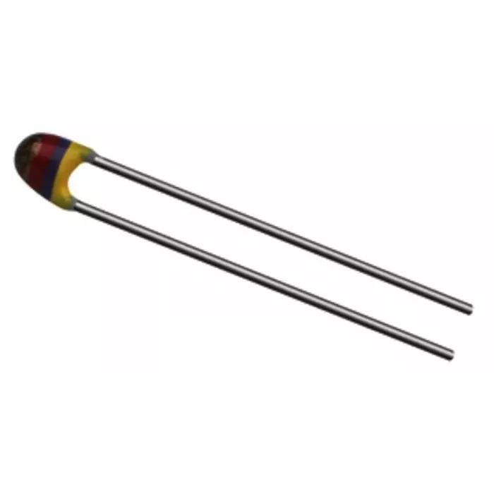 Vishay NTC Type Thermistor 100 Ω Resistance 5x4x10 mm, NTCLE100E3101JB0 (Pack of 20 Pcs)
