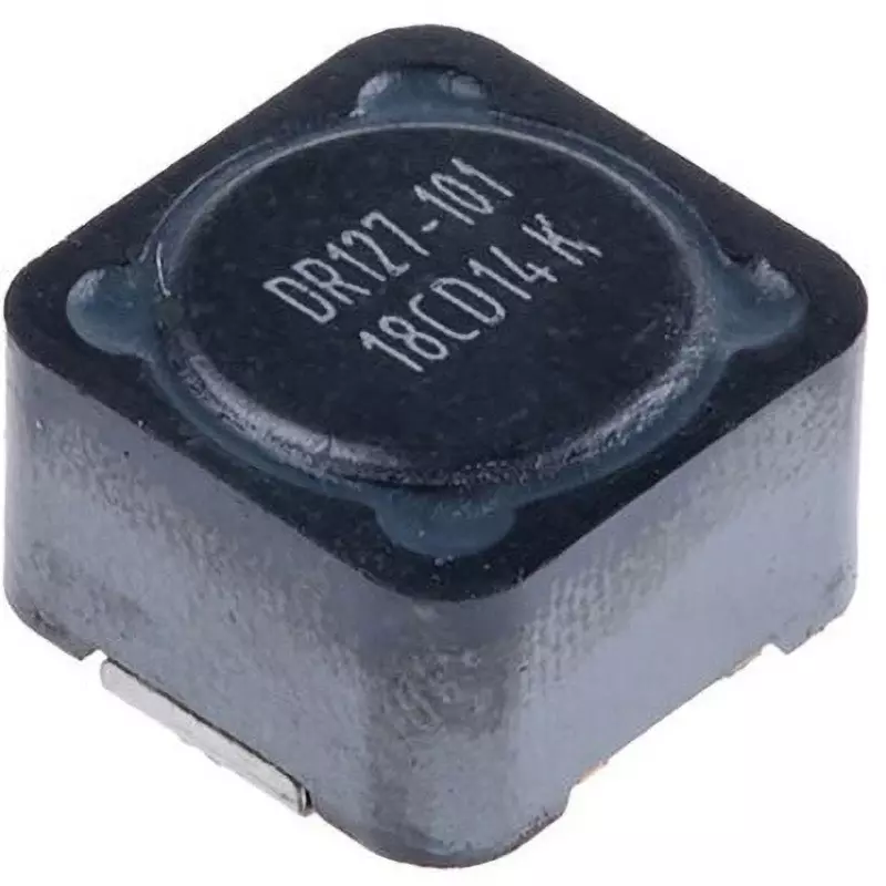 Cooper Bussmann Wirewound Inductor 12.5x8 mm LengthxHeight, DR127-101-R (Pack of 350)