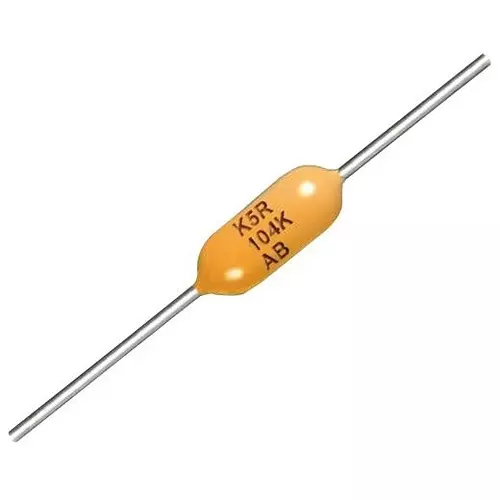 Kemet MLCC Multilayer Ceramic Capacitor 0.1UF, 50V, Z5U, +80,-20%, AXIAL, Model No C410C104Z5U5TA
