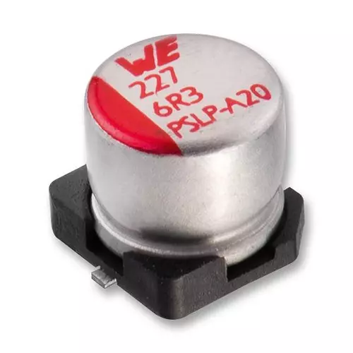 WURTH ELEKTRONIK Aluminium Polymer Capacitor, 100µf, 10V, 20%, 875105242010