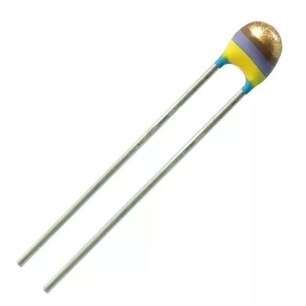 Vishay NTC Thermistor PCB Mount 470 Ω Resistance 5 mm Diameter, NTCLE100E3471JB0