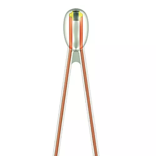 Epcos B57551G1 Series NTC Type Thermistor 10 kΩ Resistance 32 mW Maximum Power Rating, B57551G1103F000 (Pack of 5)