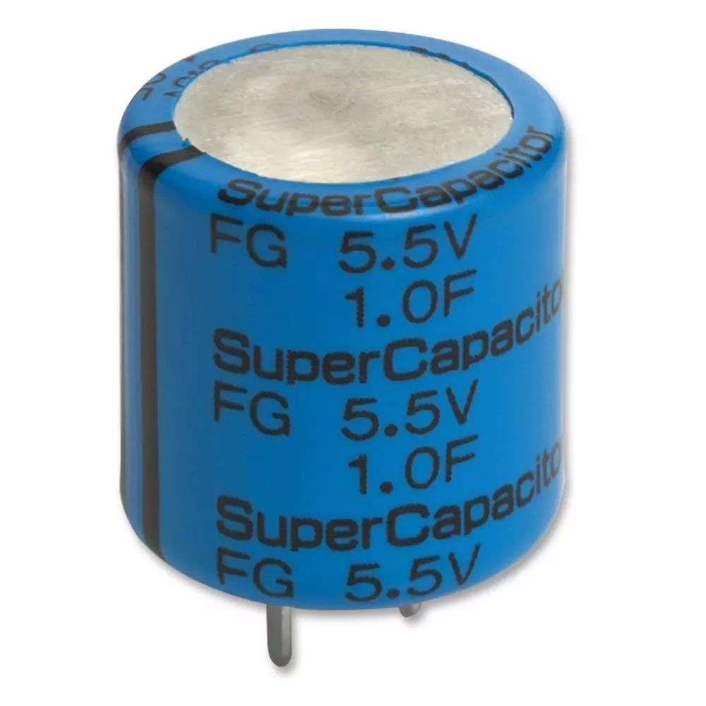 Kemet Electric Double Layer Capacitor 1F, 5.5V, Super, FG0H105ZF
